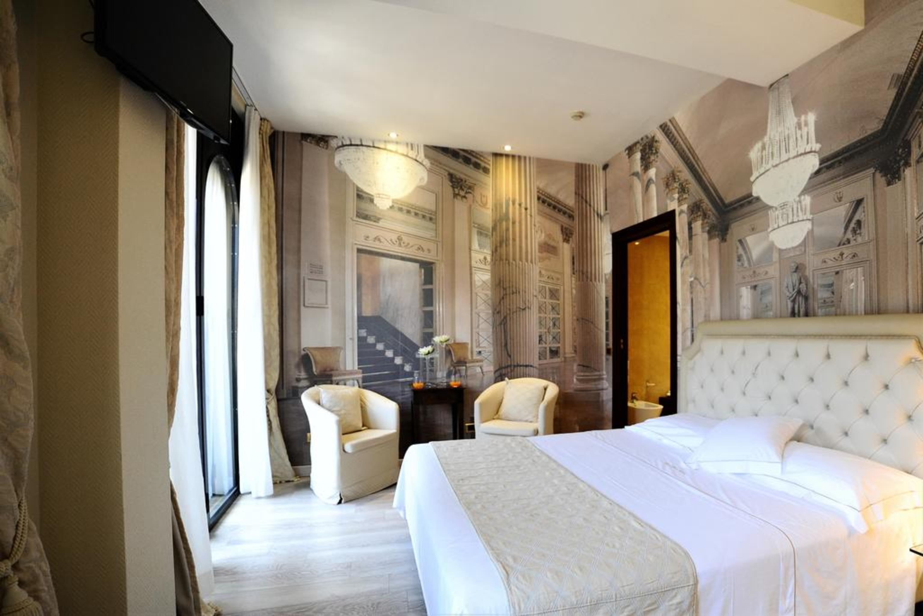 Hotel Pierre Milano Exterior foto A room at the hotel